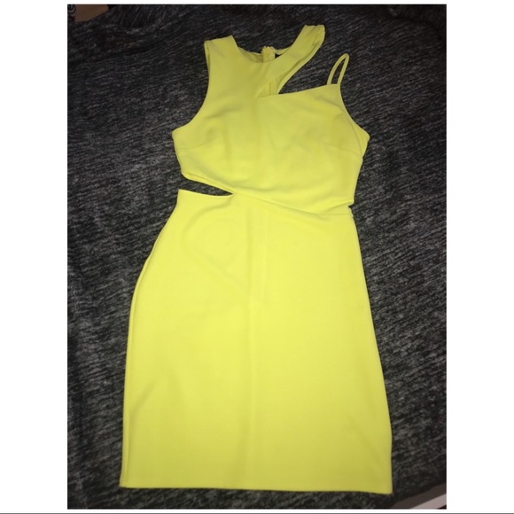 Topshop Dresses & Skirts - Topshop Neon Yellow/Green Dress